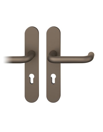 Drückergarnitur 12 1070 LS oval ,PZ72/8,C33,TS 39-58 - FSB