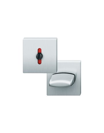 Schlüsselrosettenpaar ASL® 12 1704 eckig,WC/S (8),7mm,TS 39-58,ER poliert - FSB