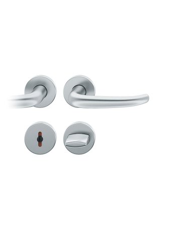 Drückergarnitur 12 1023 Rosette ,rd.,WC/SS,8,(8),ER,TS39-58 - FSB