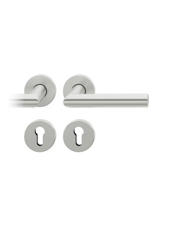 Drückergarnitur 12 1076 Rosette ,rd.,PZ,8,F1,TS39-58 - FSB