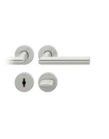 Drückergarnitur 12 1076 Rosette ,rd.,WC/SS,8,(8),F1,TS39-58 - FSB