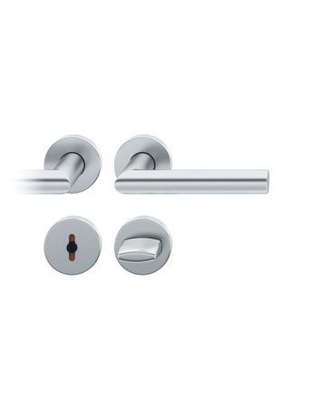 Drückergarnitur 12 1076 Rosette ,rd.,WC/SS,8,(8),ER,TS39-58 - FSB