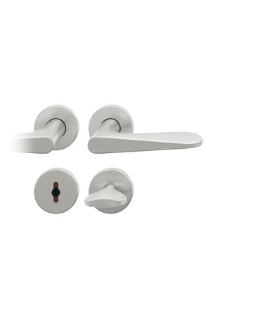 Drückergarnitur 12 1144 Rosette ,rd.,WC/SS,8(8),F1,TS39-58 - FSB