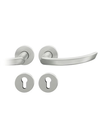 Drückergarnitur 12 1119 Rosette ,rd.,PZ,8,h-bronze,TS39-58 - FSB