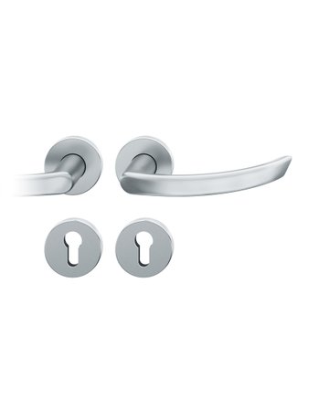 Drückergarnitur 12 1119 Rosette ,rd.,PZ,8,ER,TS39-58 - FSB