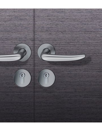 Drückergarnitur 72 1023 Rosette rund ,PZ,8,DL,ER,TS45-54 - FSB