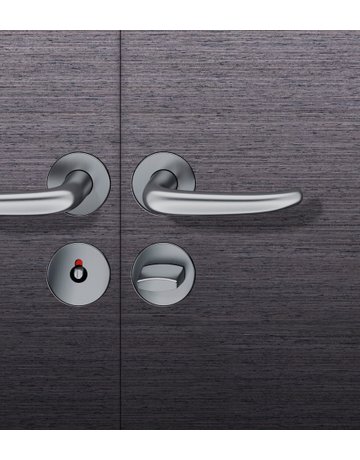 Drückergarnitur 72 1023 Rosette rund ,WC/SS,8(8),DL,ER,TS45-54 - FSB