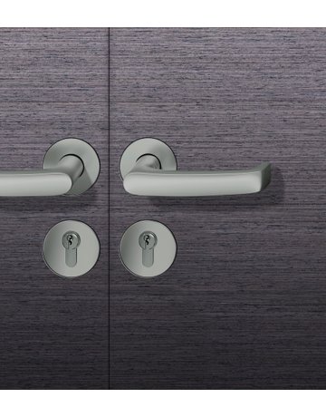 Drückergarnitur 72 1045 Rosette rund ,PZ,8,DL,F1,TS45-54 - FSB