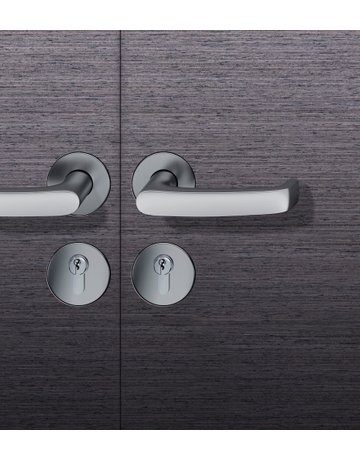 Drückergarnitur 72 1045 Rosette rund ,PZ,8,DR,ER,TS45-54 - FSB