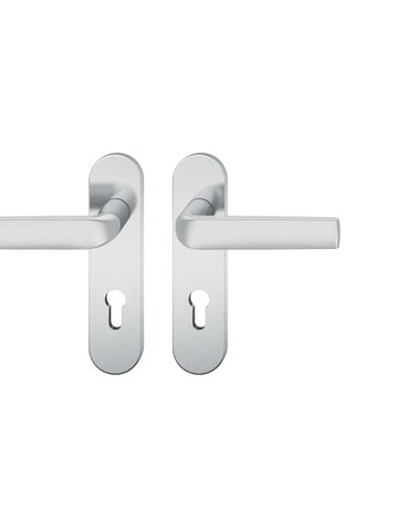 ASL Drückergarnitur 8mm PZ 72 Edelstahl fein matt - FSB