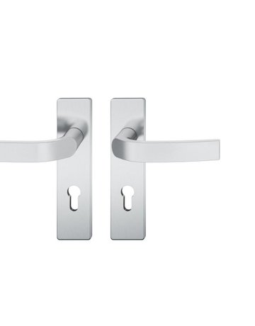 AGL3-Drückergarnitur rechts Edelstahl fein matt - FSB