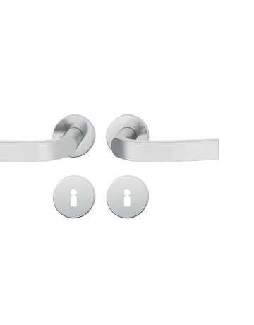 Drückergarnitur 72 1271 Rosette rund ,BB,8,DR,ER,TS39-48 - FSB