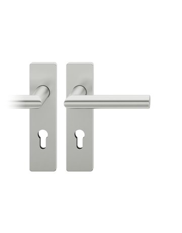 Drückergarnitur 12 1076 KS eck,PZ72/8,F1,TS 39-58 - FSB