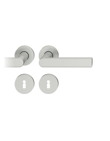 Drückergarnitur 12 1244 LS eck,BB/8,F1,TS 39-58 - FSB