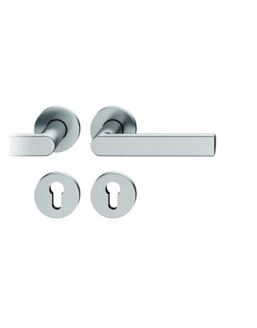 Drückergarnitur 12 1244 LS eck,PZ/8,ER,TS 39-58 - FSB