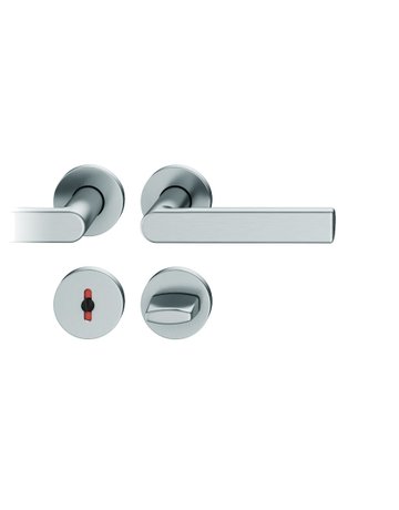 Drückergarnitur 12 1244 Rosette ,rd.,WC/SS,8(8),weiß,TS39-58 - FSB