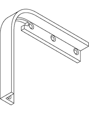 OL-Eckumlenkung, OL 320, biegsam, Stahl verzinkt - GEZE