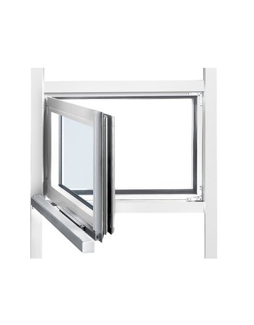 RWA-Verriegelungsantrieb, 24V DC, 105 NT, verkehrsweiß lackiert - GEZE