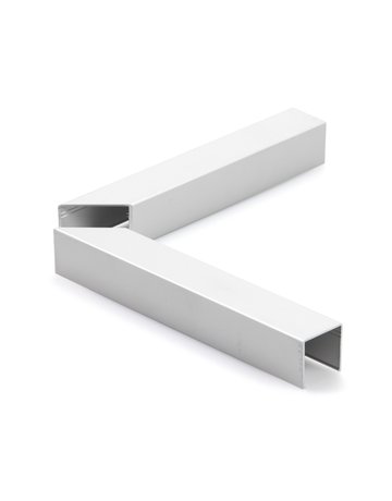 OL-Eckwinkelabdeckung, OL 320, zum Aufclipsen, Aluminium,RAL 9016 lackiert - GEZE