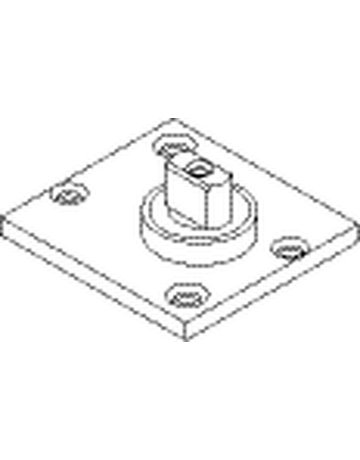 Drehlager TS 137 B silberfarbig - GEZE