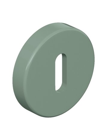 Schlüsselrosettenpaar 306.23 rund,BB,TS 38,1-48,felsgrau - Hewi