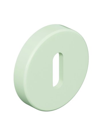 Schlüsselrosettenpaar 306.23 rund, Blind ,TS 38,1-48,reinweiß - Hewi