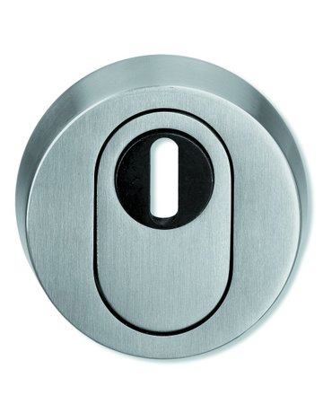 Schutzrosetten-Satz 306.23XAESZ rd,14mm,ZA/PZ Edelstahl matt,TS38,1-43 - Hewi