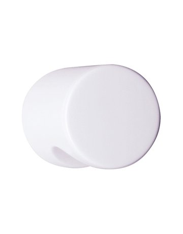 Möbel- Knopf, 557.23, Durchmesser 23mm, Höhe 29mm, Polyamid, reinweiß glanz - Hewi