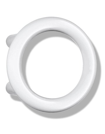 Stoßgriff 550KRLT BA 100,L 200, Ø30,reinweiß - Hewi