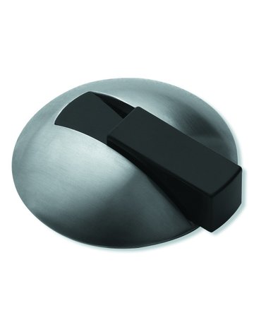 Türstopper 625XA Bodenmontage H 22,5mm,Ø 85 Edelstahl matt - Hewi