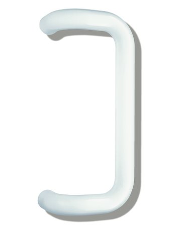 Stoßgriff 550.40GKLT BA 360,L 400, Ø40,reinweiß - Hewi