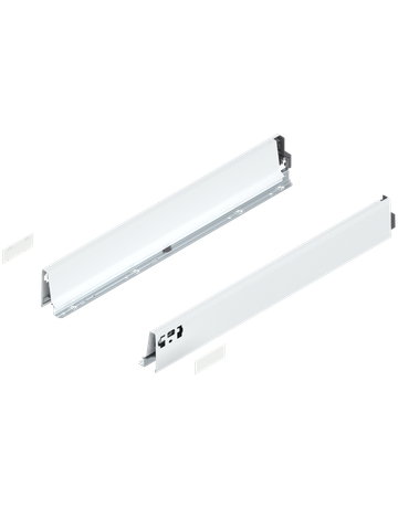 TANDEMBOX Zarge, Höhe M (83 mm), NL=600 mm, links/rechts, für TANDEMBOX intivo/antaro, seidenweiss - Blum