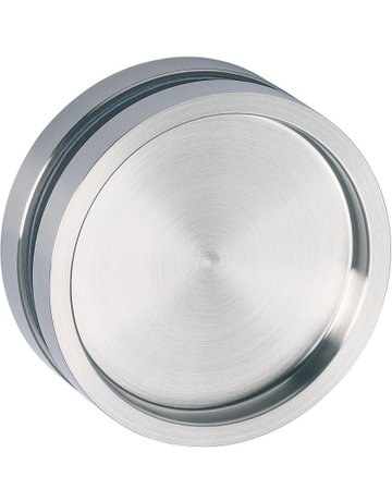 Glasschiebetürmuschel 6403 Edelstahl Glasbohrung 50 mm geschlossen - Hermat