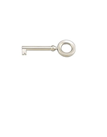 Schlüssel Typ 08, vernickelt, matt - Hettich