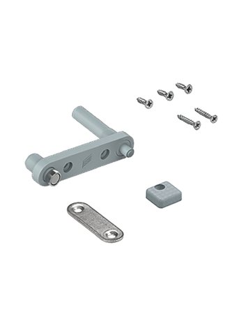 WingLine L, Magnetische Zuhaltung Standard für Basisset Push to move, grau - Hettich