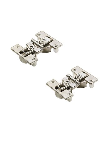 Mittelscharnierset mit einstellbarem Fugenmaß und Drehpunkt, zum Aufschrauben - Hettich