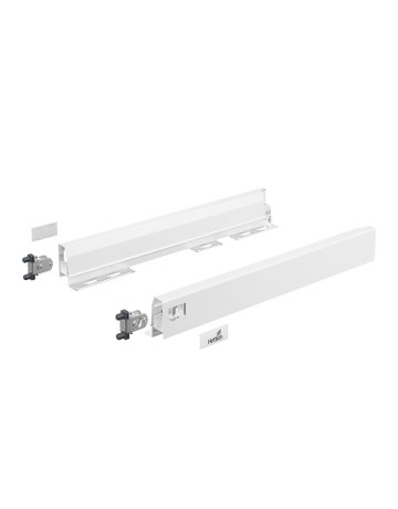 ArciTech Set Zarge, Zargenhöhe 78 mm x NL 500 mm, weiß, links und rechts - Hettich