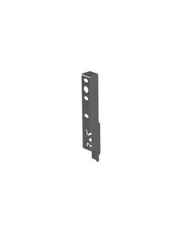 Rückwandverbinder ArciTech 186 mm, anthrazit, links - Hettich