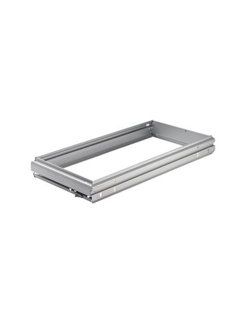 Hängeregistraturrahmen Systema Top 2000, 1136 x 352 mm, Aluminium Optik - Hettich