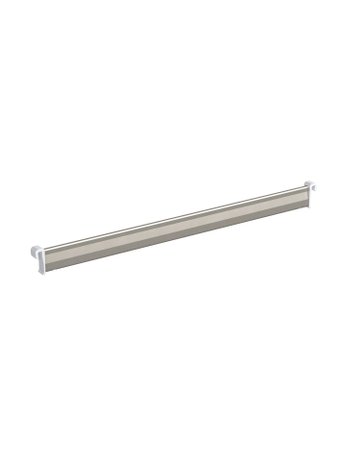 Zwischensteg, 400 mm, Aluminium optik - Hettich