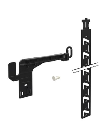 Verriegelungsstangen-Sets Stop Control, Lochreihe 32 mm, Länge HE 10 + 1, rechts - Hettich