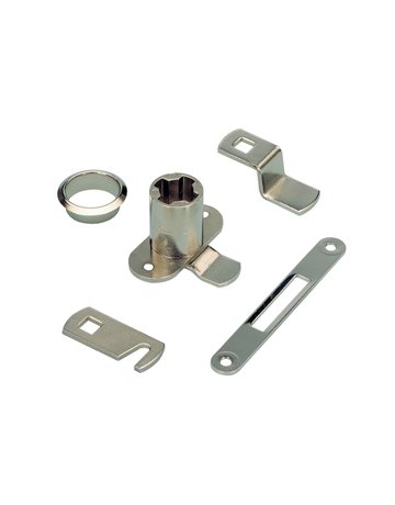 Hebelzyl. Prestige 2000 78020 2mm gekröpft ,vs., Schließrichtung rs,LAD,vernickelt - Hettich