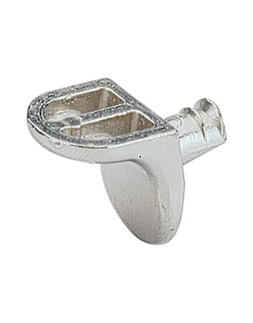 Bodenträger, mit Zapfen, Zapfen Ø5mm Sekura 2,25100, Zinkdruckguss vernickelt - Hettich