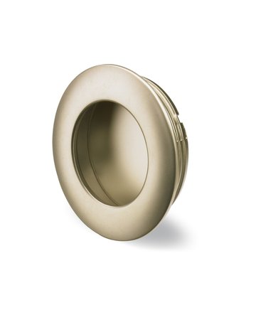 Möbel- Muschelgriff, Borgoa, 9070565, Durchmesser 41mm, Höhe 11mm, rund, vernickelt - Hettich