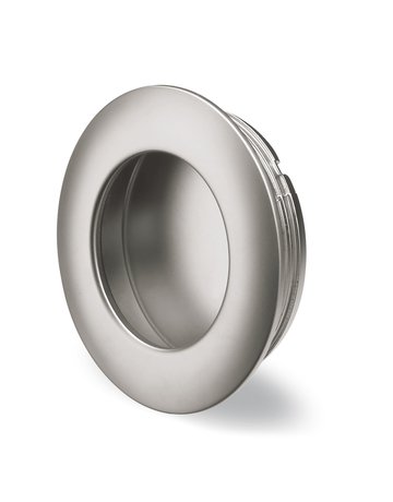 Möbel- Muschelgriff, Borgoa, 9070567, Durchmesser 41mm, Höhe 11mm, rund, verchromt - Hettich