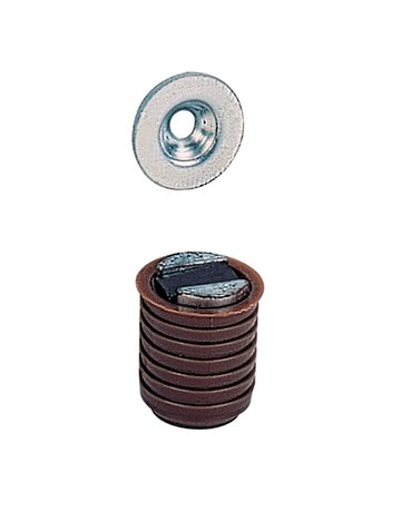 Haftmagnetschnäpper M 73 / GP 9, 40 N, braun passiviert - Hettich