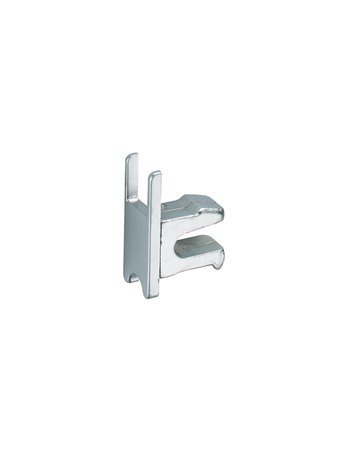 Hettich Endplatte SlideLine 97, Metall verchromt, für Glas bis 8 mm