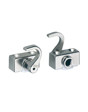 Drehstangenschloss-Schließhak.,rs,Metall 72266,vernickelt - Hettich