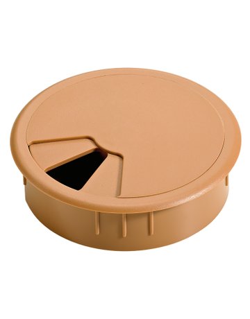 Kabeldurchlass, ø 80 mm, Buche Optik - Hettich