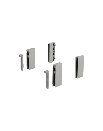 DesignSide Adapter ArciTech, 92 mm / 92 mm, silber - Hettich